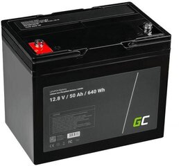 Aku Green Cell 12,8V 50Ah 640Wh LiFePO4 hind ja info | Autoakud | hansapost.ee