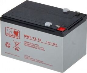 Аккумулятор MWPower MWL 12V 12Ah AGM цена и информация | Аккумуляторы | hansapost.ee