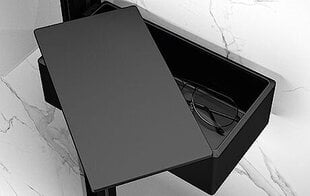 Huppe Коробка с крышкой, крепится на профиль, черная SL2201123 цена и информация | Аксессуары для ванной комнаты | hansapost.ee