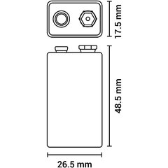 Elemendid tsinkkloriid 9V AgfaPhoto price and information | Batteries | hansapost.ee