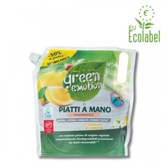 Orgaaniline kontsentreeritud nõudepesuvahend Citrina (pehmes pakendis) Green Emotion, 1000 ml price and information | Dishwashing detergents | hansapost.ee