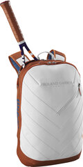 Рюкзак для теннисных ракеток Wilson Super Tour Roland Garros, белый цвет цена и информация | Товары для большого тенниса | hansapost.ee