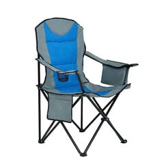 Складной походный стул Fotyn, синий/серый цвет цена и информация | Туристическая мебель | hansapost.ee