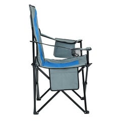 Складной походный стул Fotyn, синий/серый цвет цена и информация | Туристическая мебель | hansapost.ee