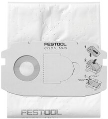 Мешок-пылесборник Festool SELFCLEAN SC FIS-CT MINI/5 498410 цена и информация | Аксессуары для пылесосов | hansapost.ee