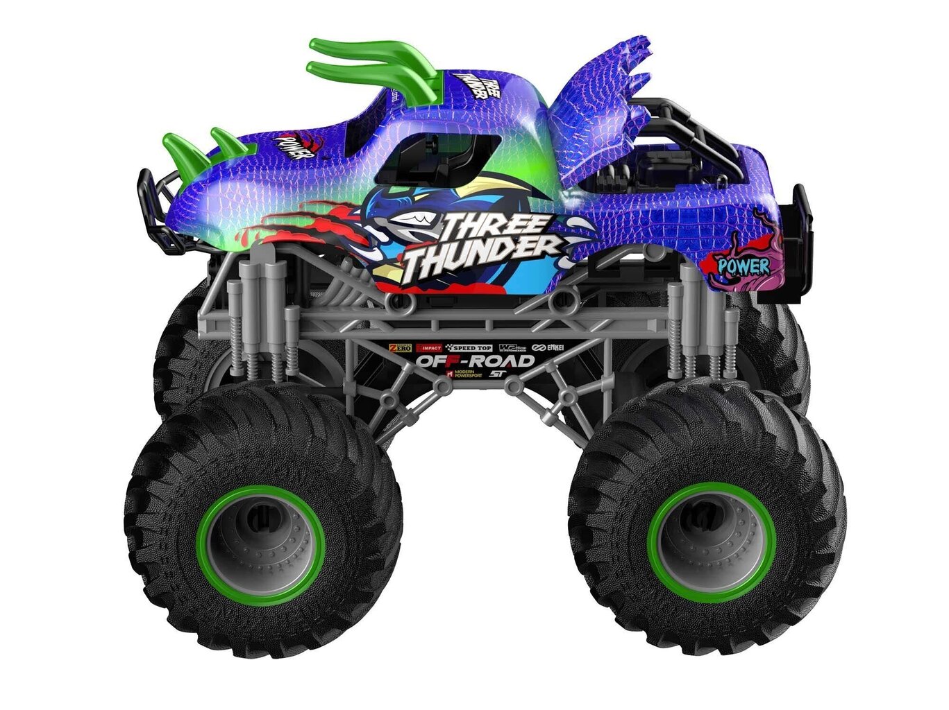 Revell - RC Dino Monster Truck "Three Thunder", 24556 цена и информация | Mänguasjad poistele | hansapost.ee