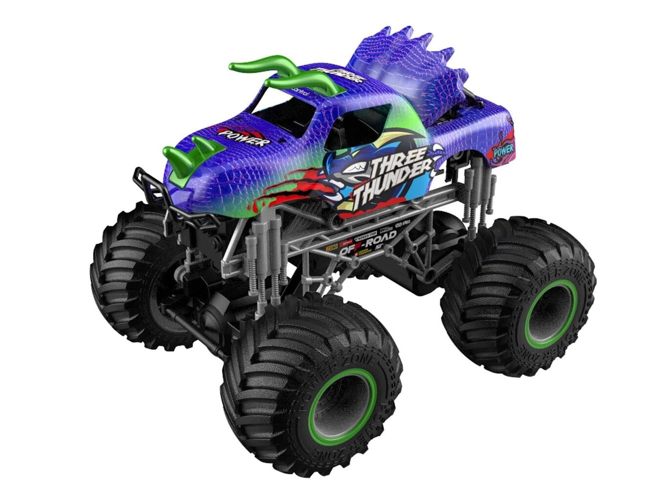 Revell - RC Dino Monster Truck "Three Thunder", 24556 цена и информация | Mänguasjad poistele | hansapost.ee