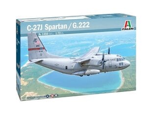 Сборная пластиковая модель Italeri C-27J Spartan/G.222, 1/72, 1450 цена и информация | Конструкторы и кубики | hansapost.ee