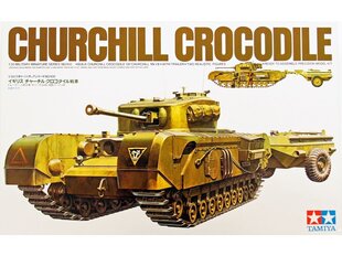 Сборная пластиковая модель. Tamiya - Churchill Mk VII Crocodile, 1/35, 35100 цена и информация | Конструкторы и кубики | hansapost.ee