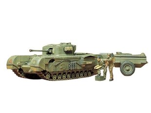 Сборная пластиковая модель. Tamiya - Churchill Mk VII Crocodile, 1/35, 35100 цена и информация | Конструкторы и кубики | hansapost.ee