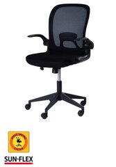 Регулируемый по высоте стул SUN-FLEX®HIDEAWAY, черный цена и информация | Офисные кресла | hansapost.ee