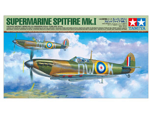 Tamiya - Supermarine SpitfireMk.I, 1/48, 61119 hind ja info | Klotsid ja konstruktorid | hansapost.ee