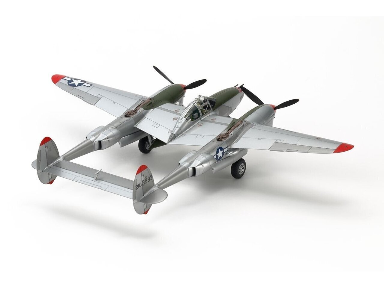 Tamiya - Lockheed P-38J Lightning, 1/48, 61123 hind ja info | Klotsid ja konstruktorid | hansapost.ee