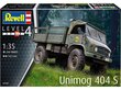 Revell - Unimog 404 S, 1/35, 03348 цена и информация | Klotsid ja konstruktorid | hansapost.ee