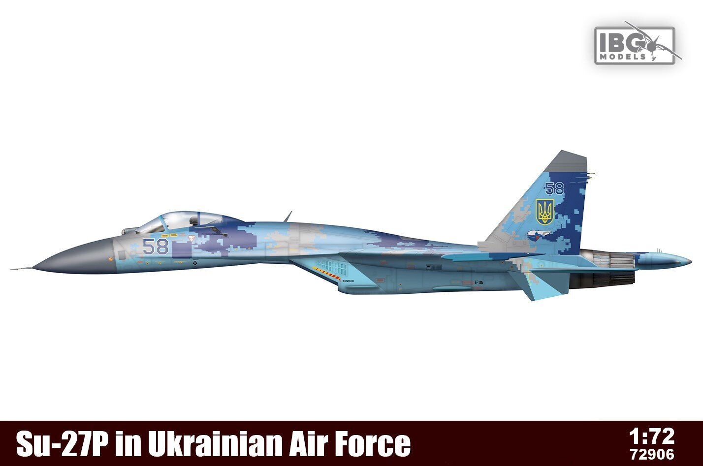 Plastmudel Ukraina õhujõudude Su-27P hind ja info | Mudelautode kogumine | hansapost.ee