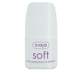 Antiperspirant Ziaja Soft kreemjas roll-on, 60ml hind ja info | Deodorandid | hansapost.ee