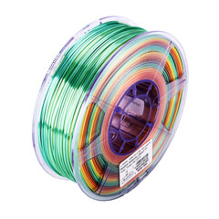 eSUN 3D filament eSilk PLA 1kg rainbow цена и информация | Смарттехника и аксессуары | hansapost.ee