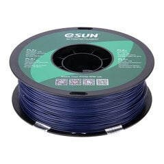 Filament PLA+ Dark Blue eSun - Tumesinine, 1.75 mm, 1 kg hind ja info | Printeritarvikud | hansapost.ee