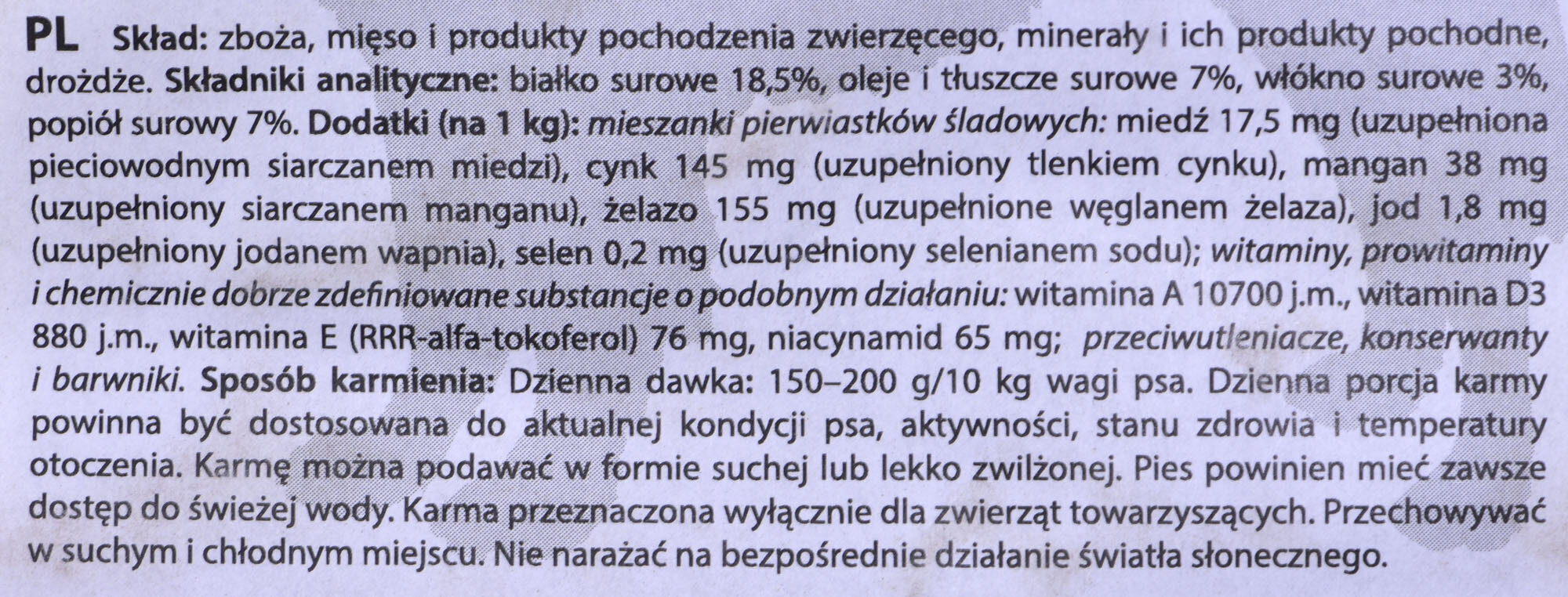 Fitmin Eurostandard täiskasvanud koertele, 20 kg цена и информация | Koerte kuivtoit ja krõbinad | hansapost.ee