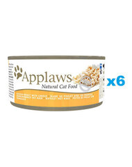 Applaws для взрослых кошек с курицей и сыром, 6х70 г цена и информация | Консервы для кошек | hansapost.ee