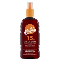 Kaitsev päevitusõli Malibu SPF 15, 200 ml hind ja info | Päikesekaitse ja päevitusjärgsed kreemid | hansapost.ee