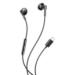 XO wired earphones EP61 Lightning Bluetooth black цена и информация | Наушники | hansapost.ee