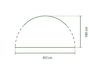 Боковая стенка с окном и дверью Coleman Event Shelter Pro XL, 453x190 см, серый цвет цена и информация | Беседки, навесы, тенты | hansapost.ee