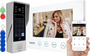 Video sisenemistelefon Eura VDP-90A3 Delta + valge Tuya monitor hind ja info | Fonolukud | hansapost.ee