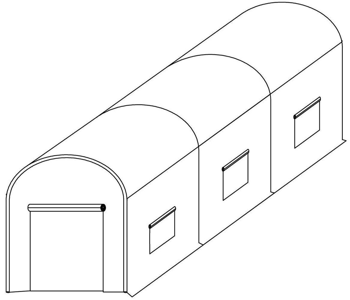 Kasvuhoone Funfit Garden, 350x200x200 cm цена и информация | Kasvuhooned ja peenrakastid | hansapost.ee