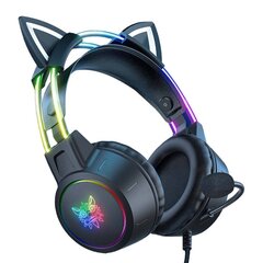 ONIKUMA X15 PRO Gaming headset Cat (Black) цена и информация | Наушники | hansapost.ee