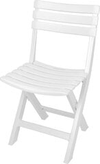 Складной уличный стул Komodo, белый цена и информация |  Садовые стулья, кресла, пуфы | hansapost.ee