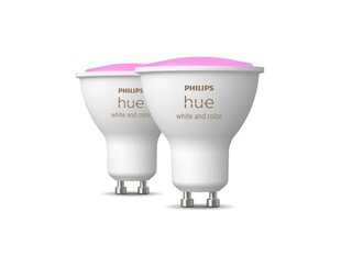 Светодиодные лампы Philips Hue White Ambiance GU10 3 x 350 лм цена и информация | Электрические лампы | hansapost.ee