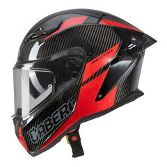 Kinnine spordikiiver Caberg Drift Evo II Carbon Nova, must/punane price and information | Mootorratta kiivrid | hansapost.ee