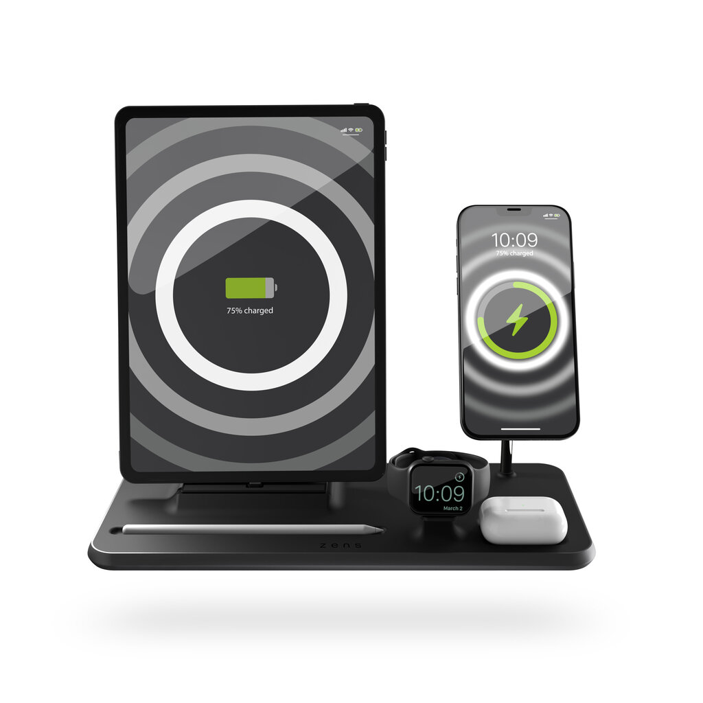 Zens 4-in-1 Wireless Charger ZEDC21B/00 цена и информация | Laadijad mobiiltelefonidele | hansapost.ee