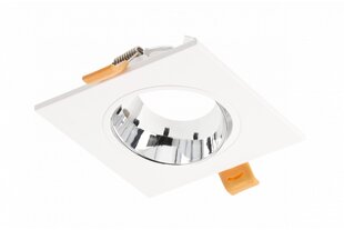Корпус светильника точечного ARIES IP20, квадратный, белый/золотой цена и информация | Монтируемые светильники, светодиодные панели | hansapost.ee
