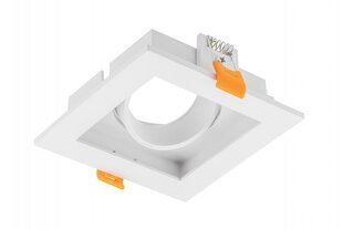Корпус светильника точечного RUBIO, 102x102 мм, IP20, квадратный, белый цена и информация | Потолочные светильники | hansapost.ee