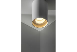 Корпус светильника потолочного Resto, GU10, Ø80x125 мм, IP20, белый цена и информация | Потолочные светильники | hansapost.ee