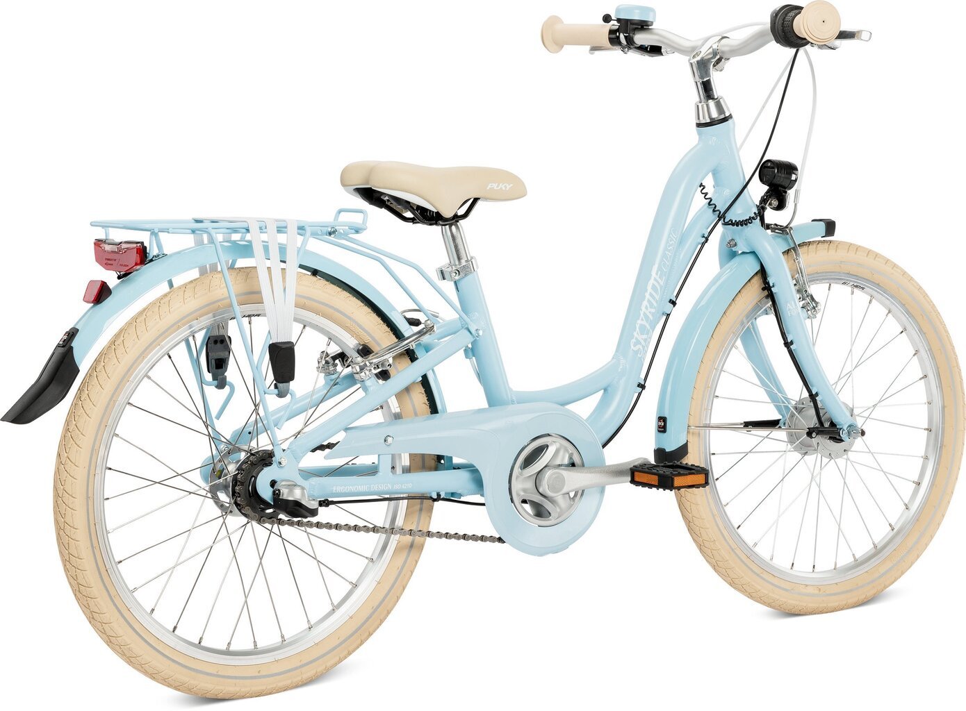 Linnaratas Puky Skyride Classic Alu retro 20", sinine цена и информация | Jalgrattad | hansapost.ee