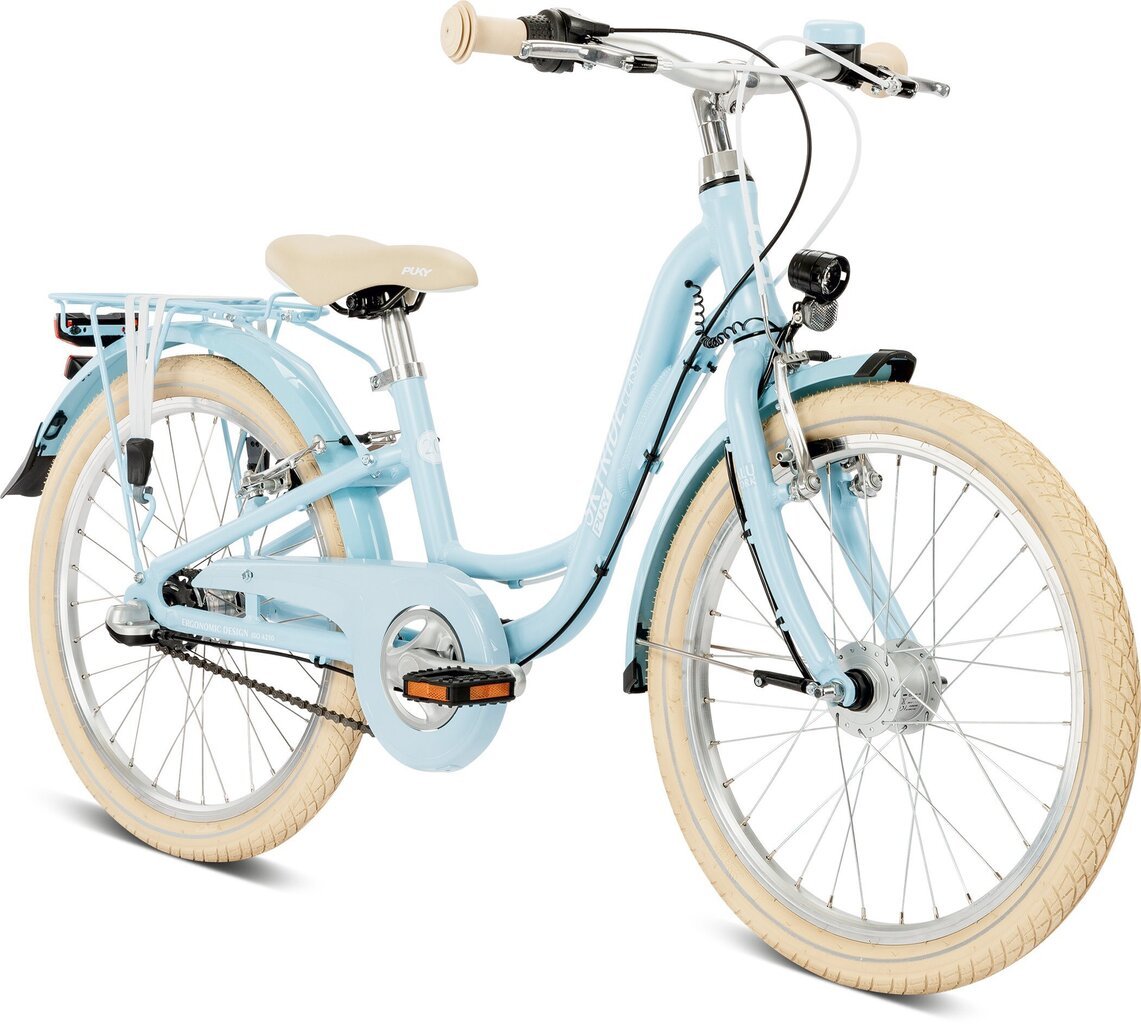 Linnaratas Puky Skyride Classic Alu retro 20", sinine hind ja info | Jalgrattad | hansapost.ee