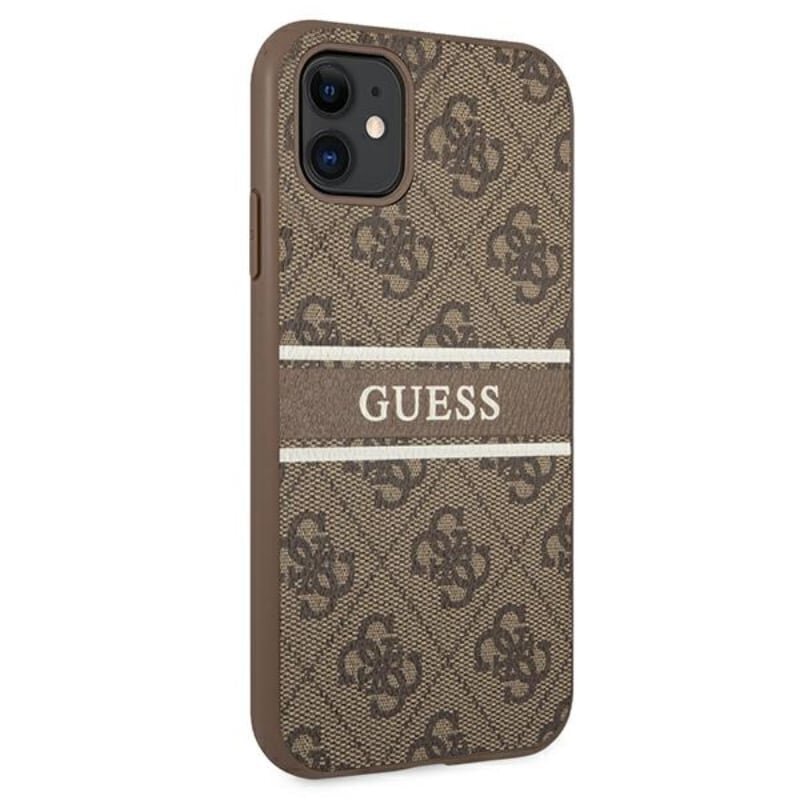 Originaal GUESS 4G Stripe - Iphone 11 , pruun hind ja info | Telefonide kaitsekaaned ja -ümbrised | hansapost.ee