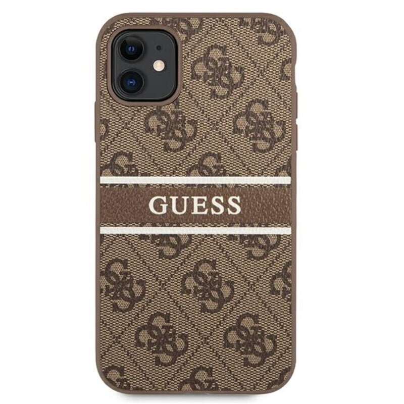 Originaal GUESS 4G Stripe - Iphone 11 , pruun цена и информация | Telefonide kaitsekaaned ja -ümbrised | hansapost.ee