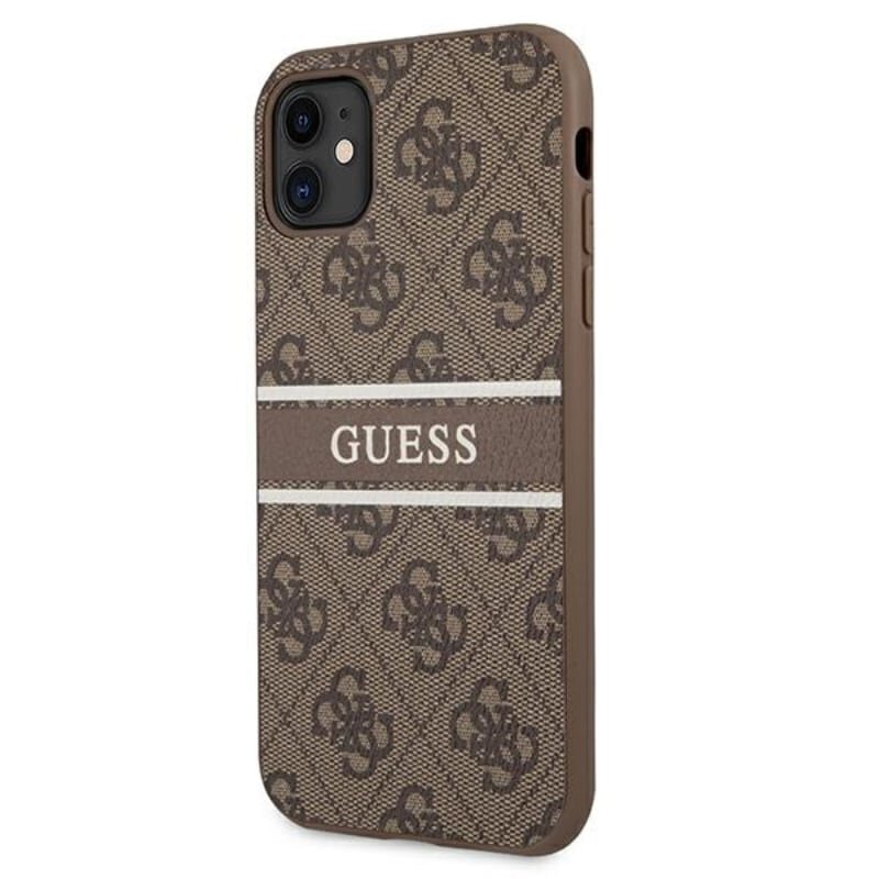 Originaal GUESS 4G Stripe - Iphone 11 , pruun hind ja info | Telefonide kaitsekaaned ja -ümbrised | hansapost.ee