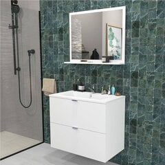 Vannitoakapp Aatrium Malaga, 80x64x46 cm, valge цена и информация | Шкафчики для ванной | hansapost.ee