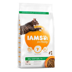 Iams for Vitality для взрослых кошек с лососем, 1,5 кг цена и информация | Сухой корм для кошек | hansapost.ee