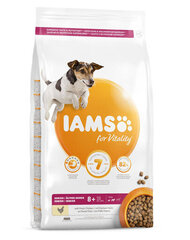 Iams For Vitality väikest ja keskmist tõugu vanematele koertele kanaga, 5 kg hind ja info | Koerte kuivtoit ja krõbinad | hansapost.ee