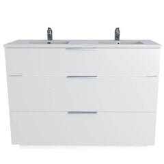 Vannitoakapp Aatrium Marbella, 120x91x46 cm, valge цена и информация | Шкафчики для ванной | hansapost.ee