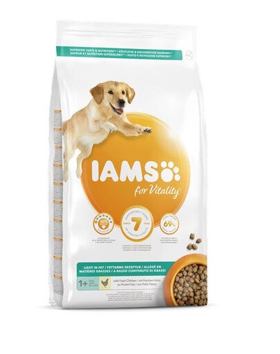 Iams ProActive Health täiskasvanud koertele pärast steriliseerimist, kellel on kalduvus kaalus juurde võtta, kanaga 12 kg цена и информация | Koerte kuivtoit ja krõbinad | hansapost.ee