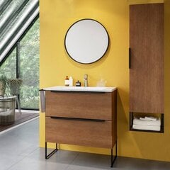 4-osaline vannitoakomplekt Aatrium, pruun/must цена и информация | Комплекты в ванную | hansapost.ee