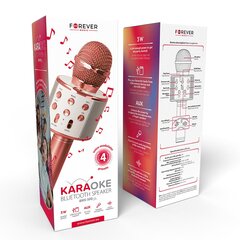 Forever Bluetooth microphone with speaker BMS-300 Lite pink цена и информация | Микрофоны | hansapost.ee