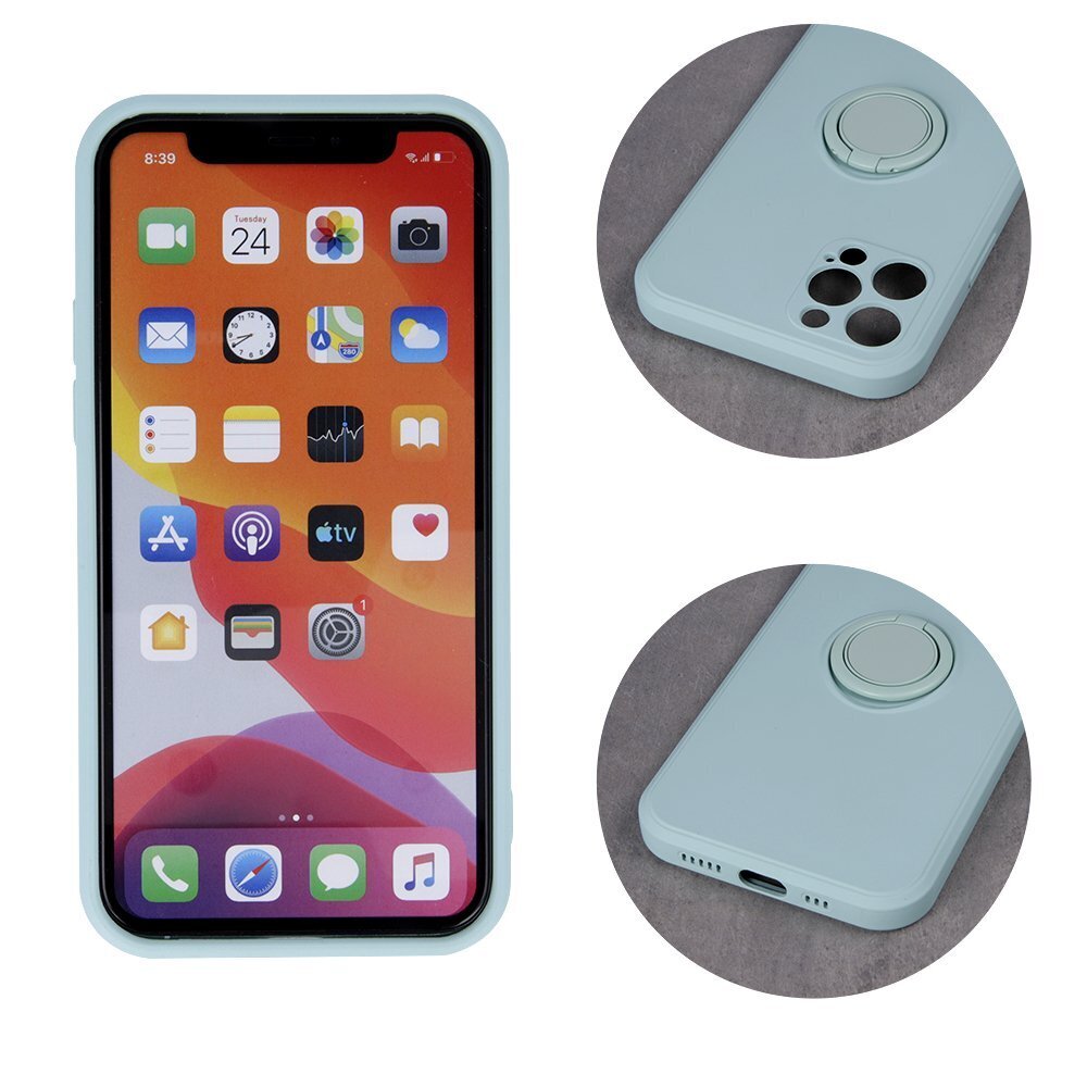 Mocco Finger Grip Back Case for Apple iPhone 14 Pro hind ja info | Telefonide kaitsekaaned ja -ümbrised | hansapost.ee